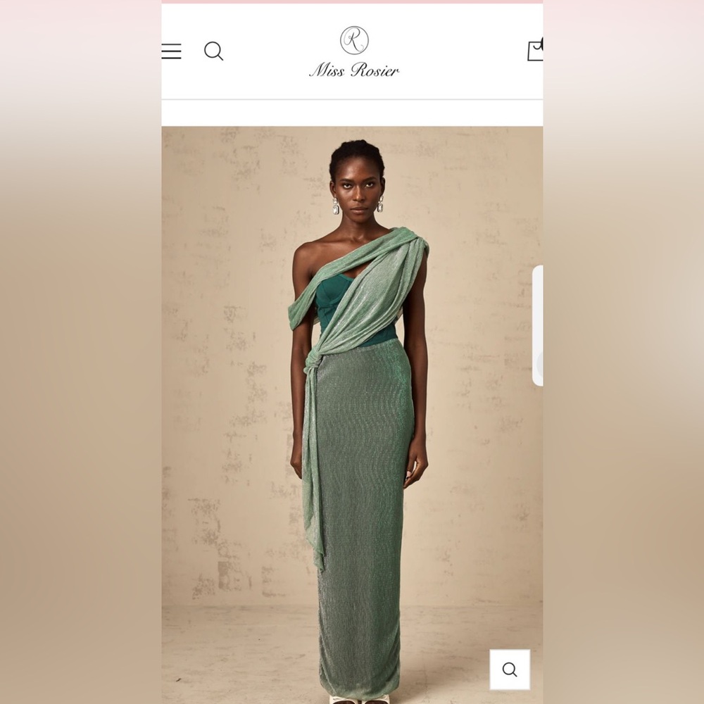 Miss Rosier Delphine ribbon-design Maxi Dress